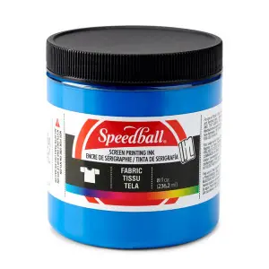 Alta Calidad Tinta serigrafia al agua Azul 236 ml. Speedball