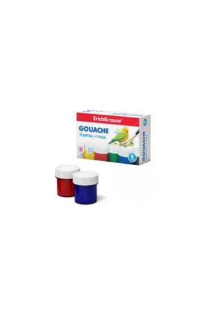 Promoción Exclusiva GOUACHE 6 COLORS BY 20ML ERICH KRAUSE 50535