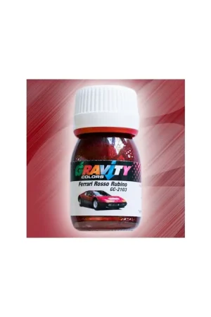 Promoción Exclusiva Ferrari Rosso Rubino Gravity Colors Paint– GC-2103