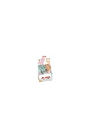 EXPOSITOR 12 TIJERAS ESCOLARES COLOR PASTEL ALPINO PT0051 Premium