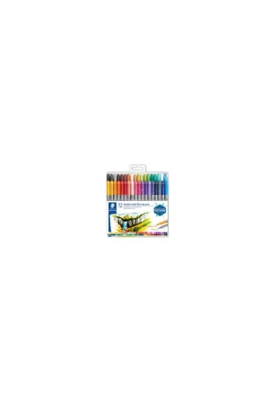 ESTUCHE DE PLÁSTICO CON 72 ROTULADORES, COLORES SURTIDOS STAEDTLER 3200 TB72 Lujoso