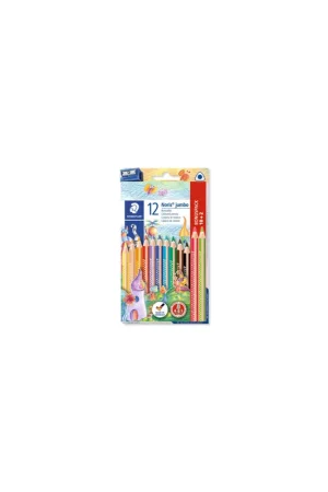 Nuevo Modelo ESTUCHE DE CARTÓN 12 LÁPICES NORIS JUMBO COLORES SURTIDOS STAEDTLER 188 C12/128 NC12P1
