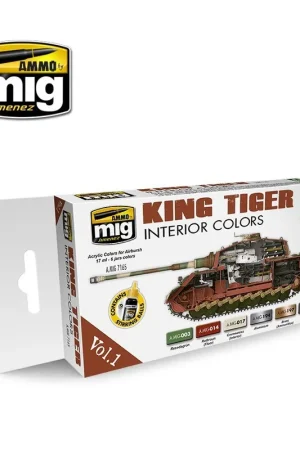 COLORES INTERIORES DEL KING TIGER (EDICIÓN ESPECIAL TAKOM) VOL.1 Compra Hoy