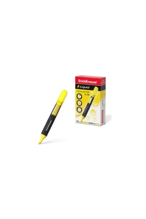 Hecho A Mano MARCADOR FLUORESCENTE LIQUID H-30 AMARILLO ERICHKRAUSE 47973