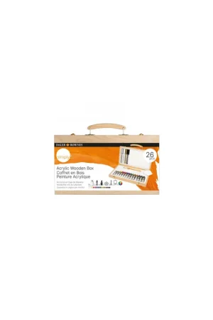 MALETÍN DE PINTURA ACRÍLICO DALER ROWNEY 26 PIEZAS D12650055000 Rebajas