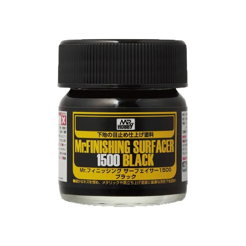 MR. SURFACER 1500 NEGRO 40 ML. Precio De Fábrica