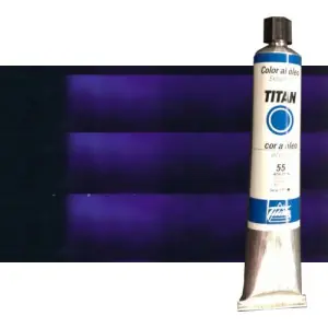 Auténtico Óleo Titan extra fino n. 47 color azul Prusia (200 ml) S.2