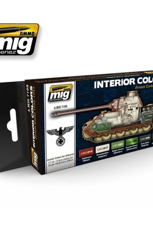 COLORES DE INTERIORES PARA VEHÍCULOS ALEMANES Artesanal