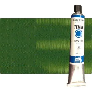 Óleo Titan extra fino n. 97 color tierra verde (200 ml)  * Artesanal