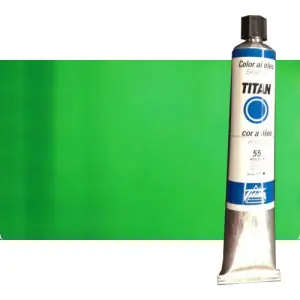 Mejor Precio Óleo Titan extra fino n. 66 color verde Titan claro (200 ml) S.2