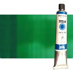Óleo Titan extra fino n. 70 color verde esmeralda (200 ml) S.4 Popular