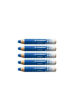 Exclusivo LAPIZ PARA PIZARRA BLANCA MARKDRY AZUL STABILO 648/41