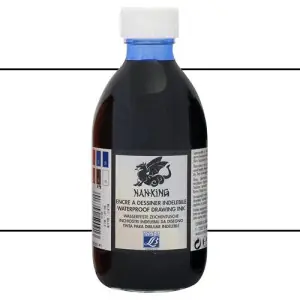 Tinta China dibujo Nan-King Blanco Lefranc, 250 ml. Auténtico