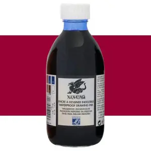Devolución Gratuita Tinta China dibujo Nan-King Carmin Lefranc, 250 ml.