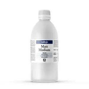 Precio Económico Medium acrilico Mate Vallejo, 500 ml.