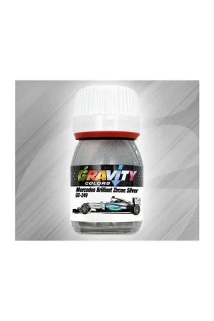 GC-249 Mercedes Brilliant Zircon Silver de Gravity Colors Envío Gratis