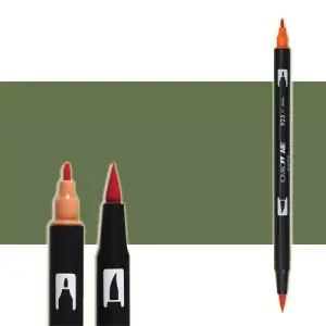 Tendencia Rotulador Tombow 228 Grey Green doble punta pincel