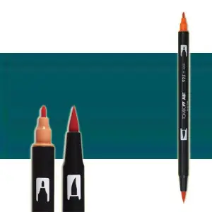 Rotulador Tombow 277 Dark Green doble punta pincel Alta Calidad