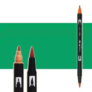 Popular Rotulador Tombow 296 Green doble punta pincel