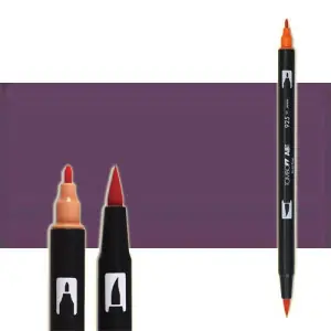 Rotulador Tombow 679 Dark Plum doble punta pincel Precio Reducido