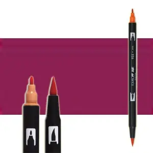 Novedad Rotulador Tombow 757 Port Red doble punta pincel