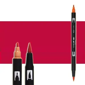 Económico Rotulador Tombow 847 Crimson doble punta pincel