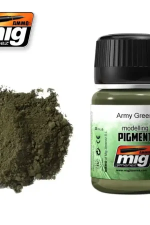 PIGMENTO VERDE EJERCITO Garantía Incluida