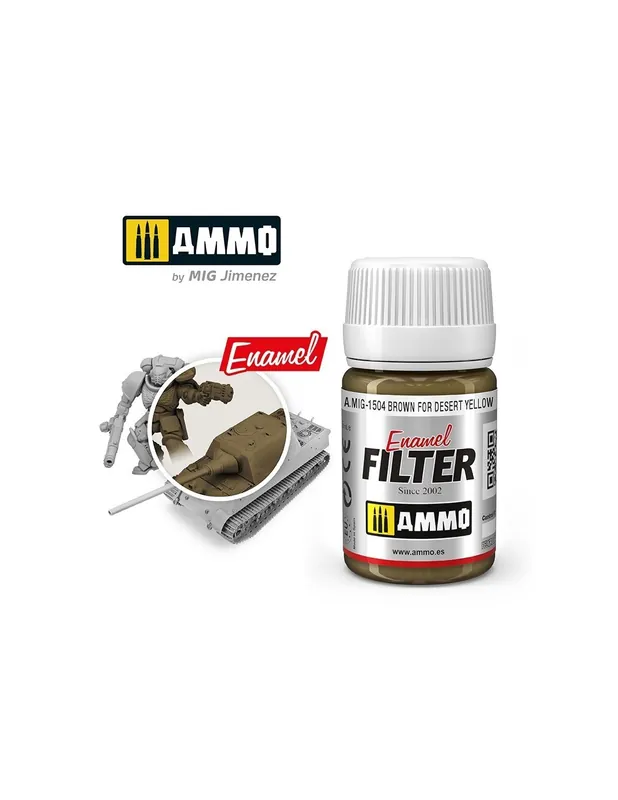 FILTRO MARRÓN PARA AMARILLO DESIERTO Auténtico