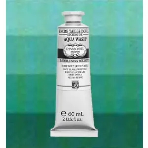 Moderno Tinta Aqua wash Charbonnel Verde Esmeralda, 60 ml.