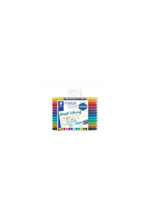 ESTUCHE DE PLÁSTICO CON 12 ROTULADORES, COLORES SURTIDOS STAEDTLER 3004 TB12 Promoción Exclusiva