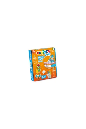 SET BABY COLORING PUZZLE TRANSPORTS CARIOCA 43080 Más Vendido