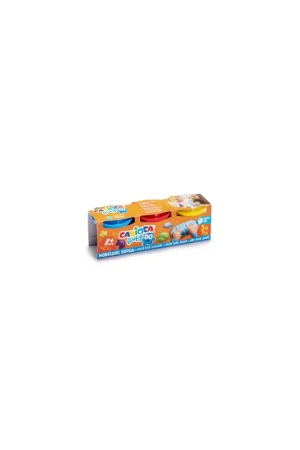 Auténtico SET PASTA DE MODELAR CARIOCA BABY DOUGH 3X75GR CARIOCA 43179