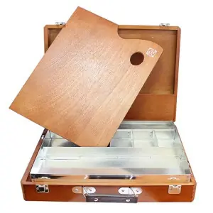 Precio Reducido Caja vacia Topo de Haya, medidas 31x39x7,5 cm.