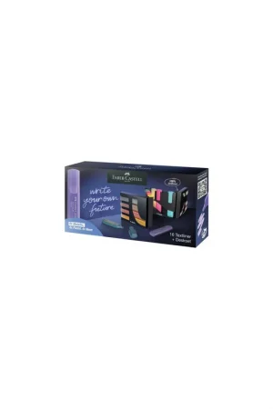 SET DE MESA 16 MARCADORES TEXTLINER 46 FABER CASTELL 254603 Oferta Flash