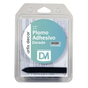 Tendencia Plomo Adhesivo Simple Dorado 6mmx10m