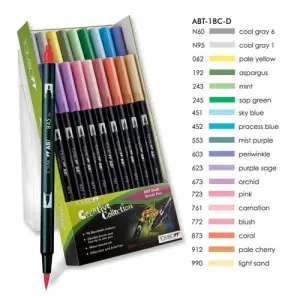 Ordena Ya Rotulador Tombow, Set de 18 Colores Pasteles