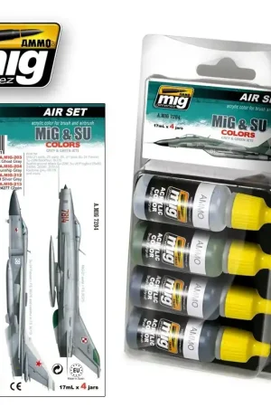 COLORES PARA CAZAS MIG Y SU Grises y Verdes Compra Hoy