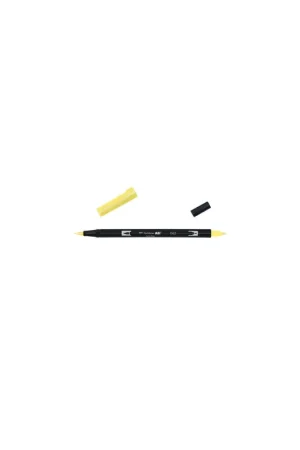 ROTULADOR DOBLE PUNTA PINCEL COLOR PALE YELLOW TOMBOW ABT-062 Novedad