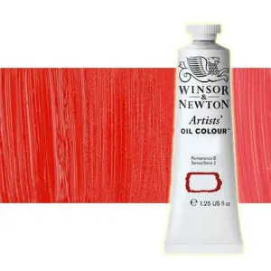 Óleo Winsor & Newton Artists color rojo brillante (37 ml) Certificado