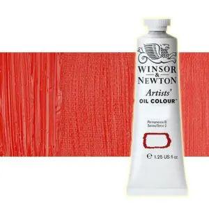 Óleo Winsor & Newton Artists color rojo cadmio (37 ml) Artesanal
