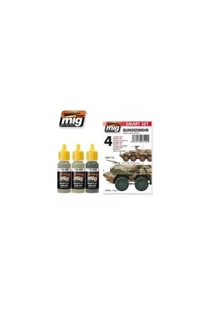 SMART SET DE COLORES ACRILICOS DE LA BUNDESWEHR EN AFGANISTAN Alta Calidad