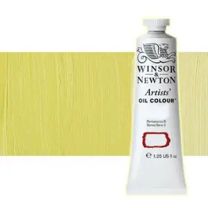 Óleo Winsor & Newton Artists color amarillo limón (37 ml) Artesanal