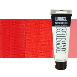 Acrílico Liquitex Basics color tono rojo cadmio medio (118 ml) Garantía Incluida
