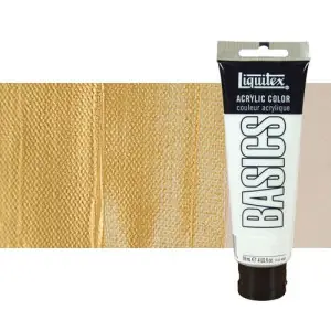 Acrílico Liquitex Basics color oro (118 ml) Económico