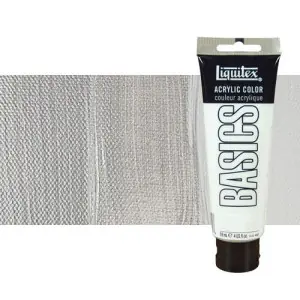 Precio De Oferta Acrílico Liquitex Basics color plata (118 ml)