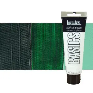 Artesanal Acrílico Liquitex Basics color verde oscuro (118 ml)