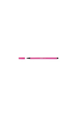Lujoso ROTULADOR STABILO PUNTA FIBRA MEDIA 1MM. PEN 68 ROSA NEON STABILO 68/056