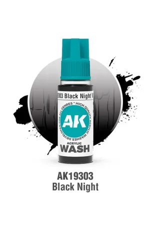 Profesional BLACK NIGHT – ACRYLIC WASH