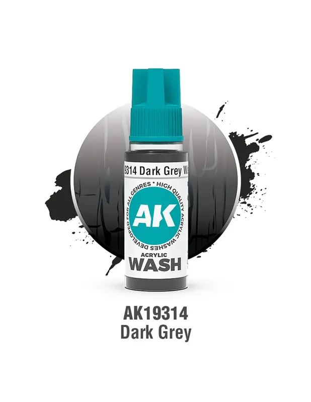 DARK GREY – ACRYLIC WASH Solo Hoy