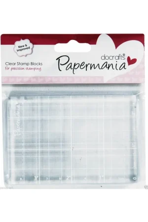 Oferta BLOQUE ACRILICO PARA SELLOS SILICONA 10X7CMX9MM